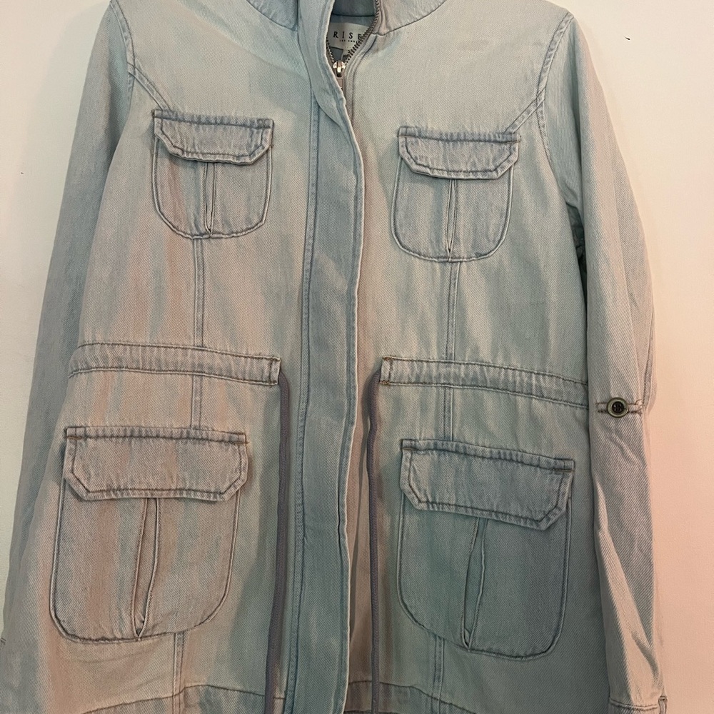 RISEN Lightweight Denim Anorak Jacket